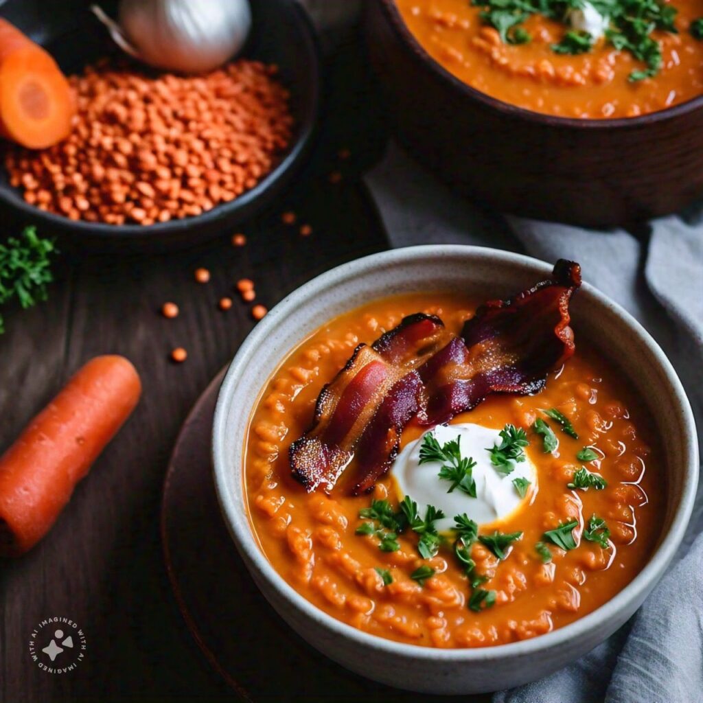 red lentil soup recipe